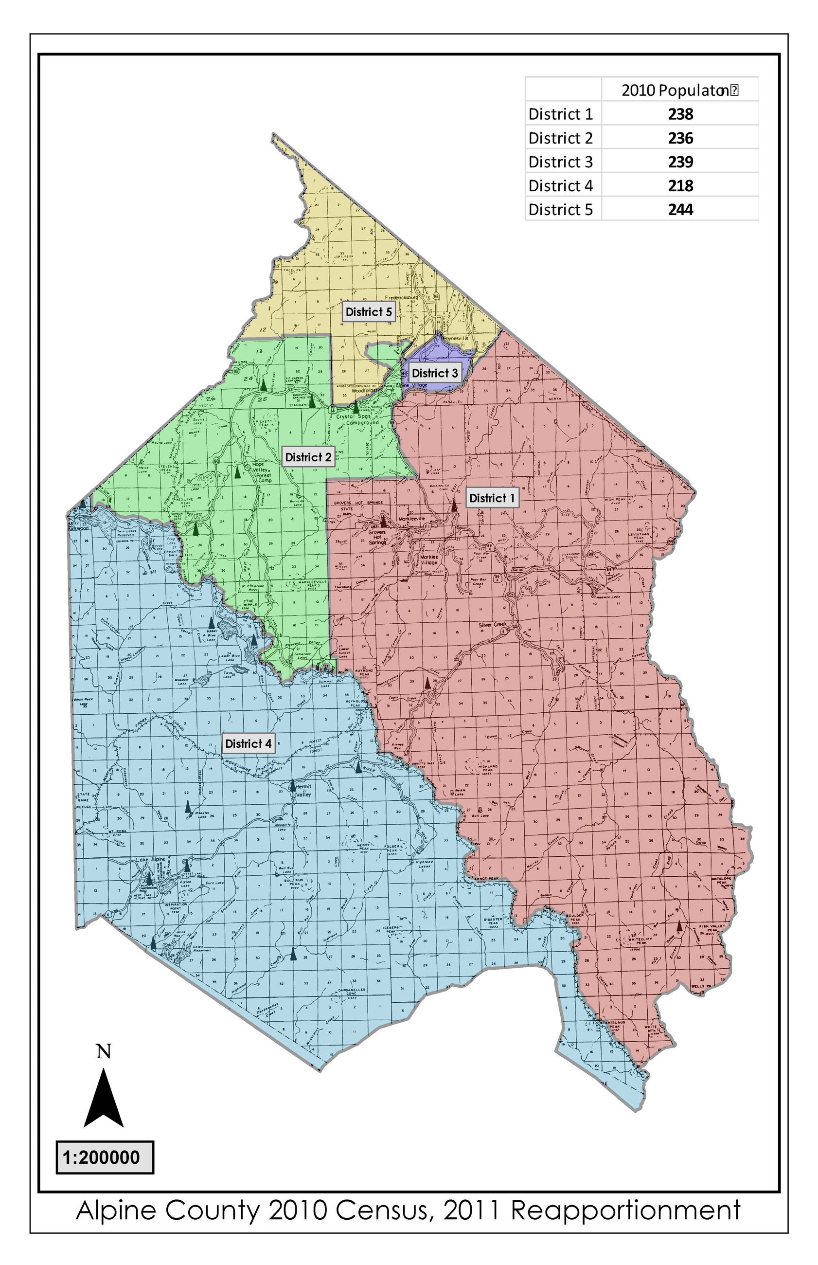 2010 Census, 2011 Redistricting Map 11x17