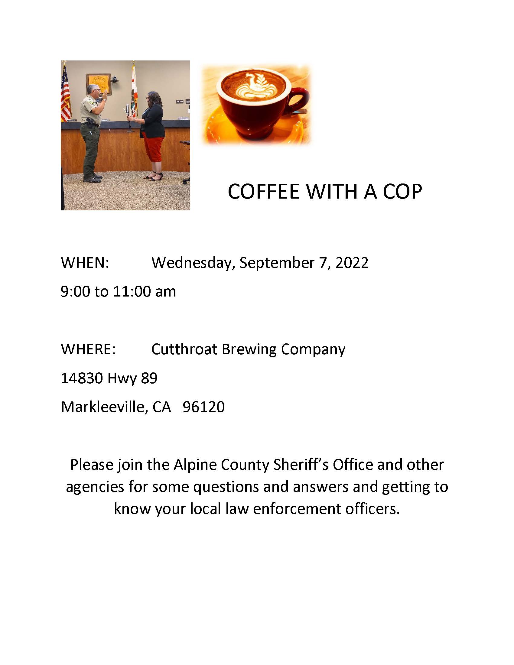 Coffee With A Cop-Flyer