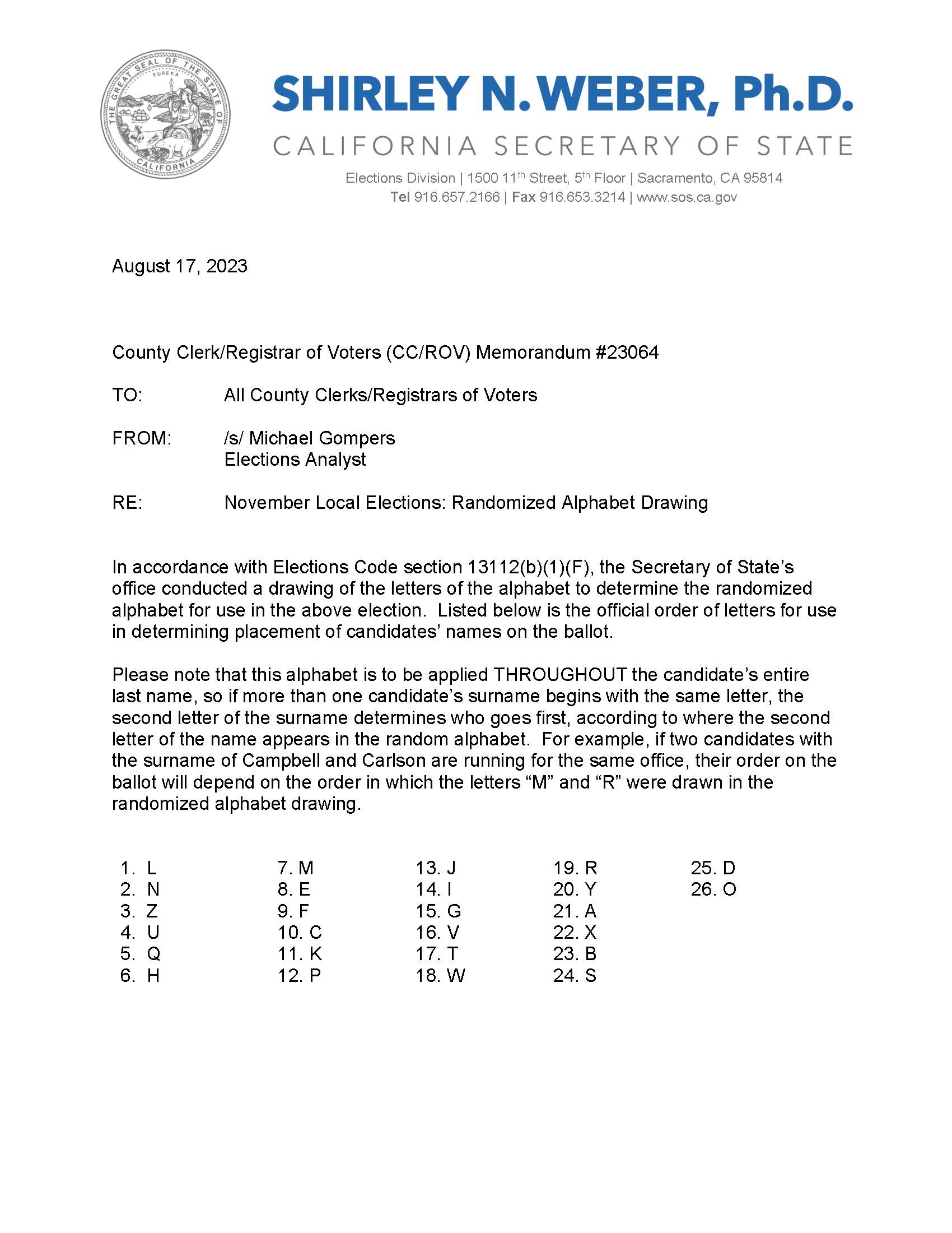 Randomized Alphabet Picture