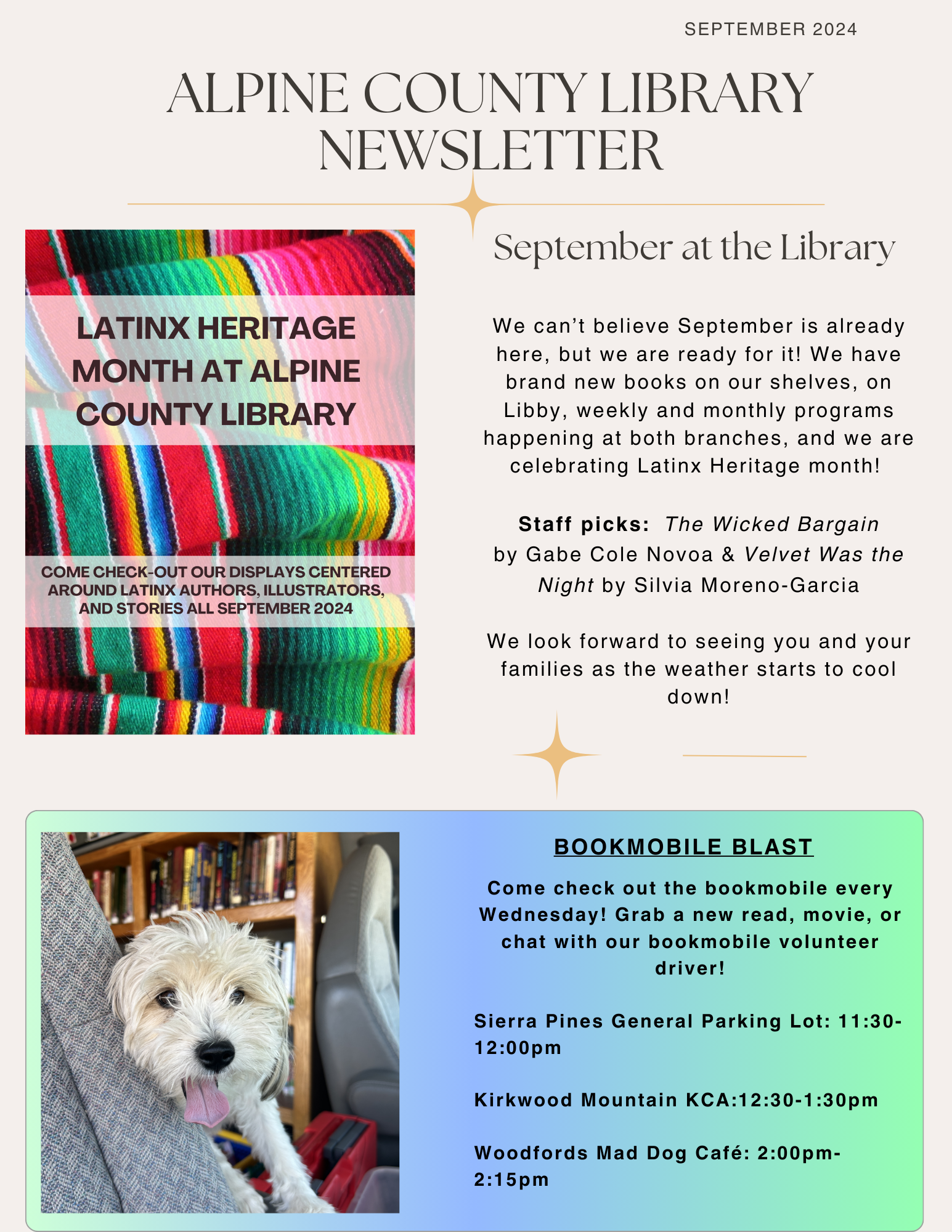 September Library Newsletter