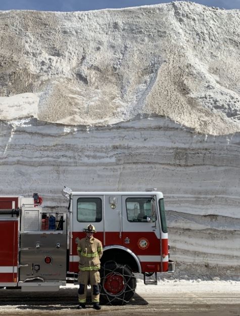 View of school and ball fields
